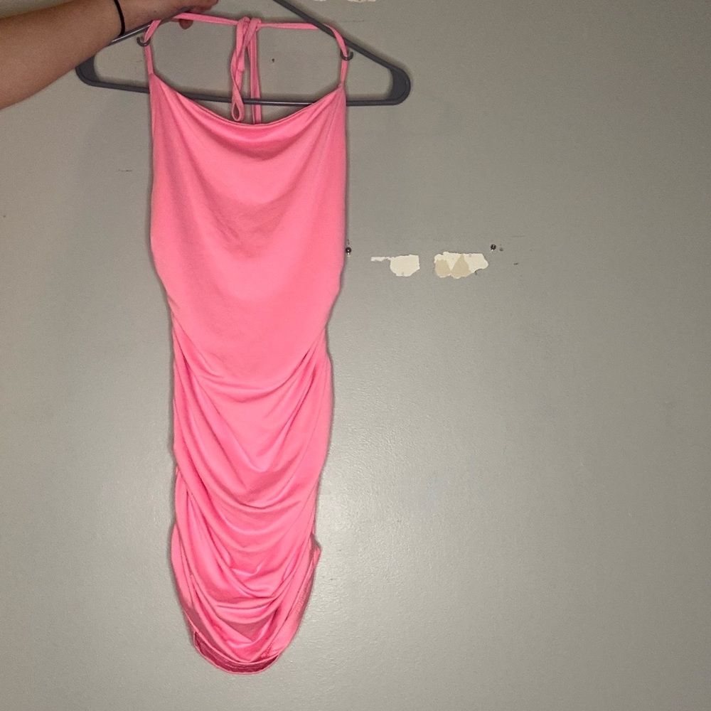 Women’s hot pink short dress
